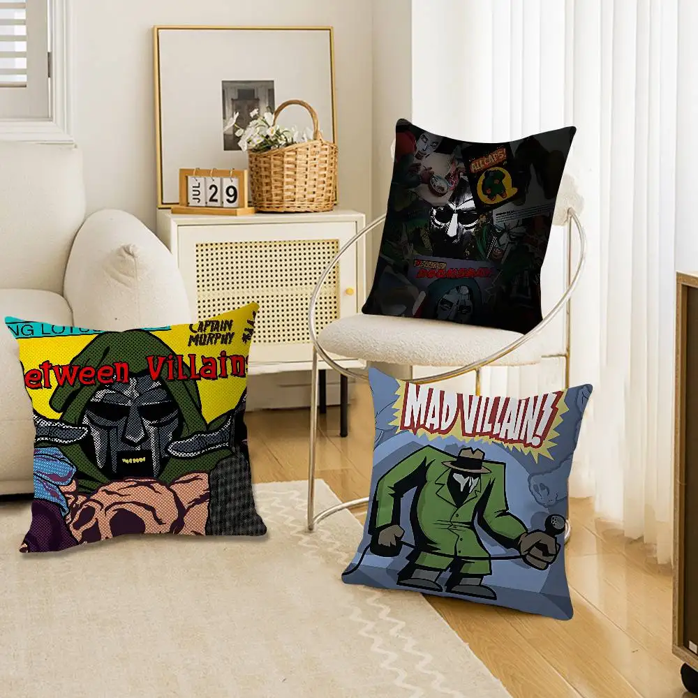 M-MF DOOM Cushion Cover Pillowcase Upholstery Sofa Throw Pillow Home Decor Pillowcas