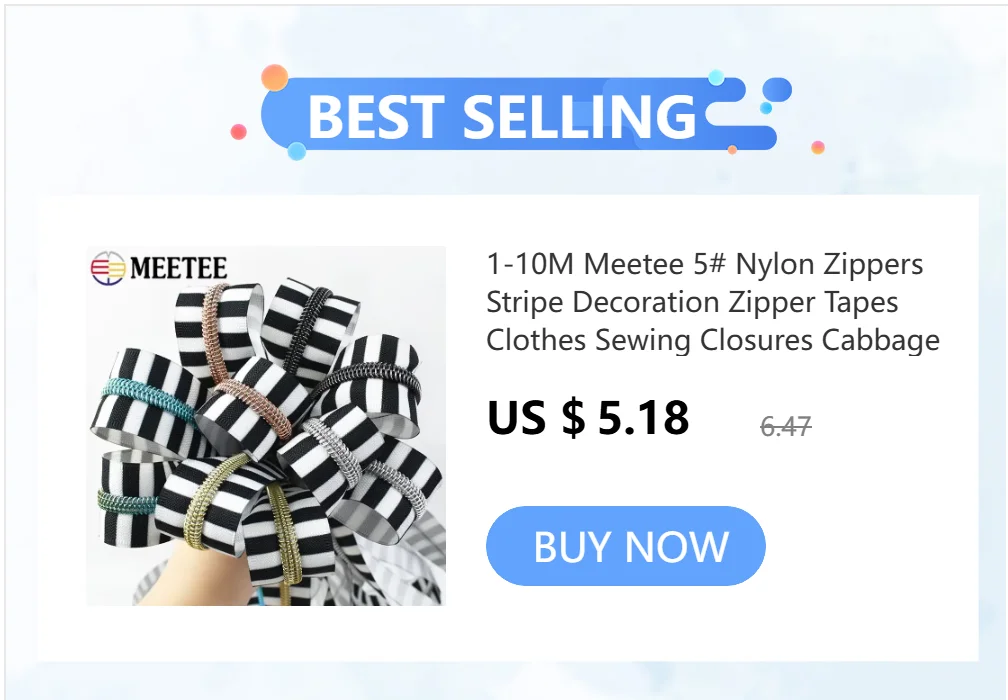 2/5/10/20M 5 # Nylon-Reißverschlussbänder Meterware zum Nähen von Kleidung, Dekoration, Taschen, Reißverschluss, durchgehende Rolle, Kunststoff-Reißverschluss, DIY-Zubehör – Detail 11
