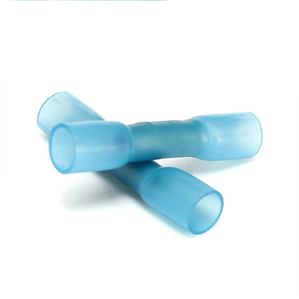 

100 pcs Waterproof Heat Shrink Tube Wire Terminals Electric Connectors Crimp Terminal Electrical Butt Connector Wire Connectors
