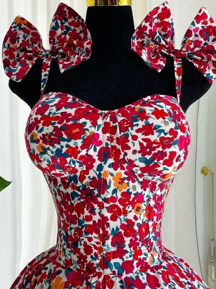 Vestidos africanos para mulheres 2025 novas roupas africanas dashiki flor impressão ancara vestidos bazin tradicional robe vestido africano