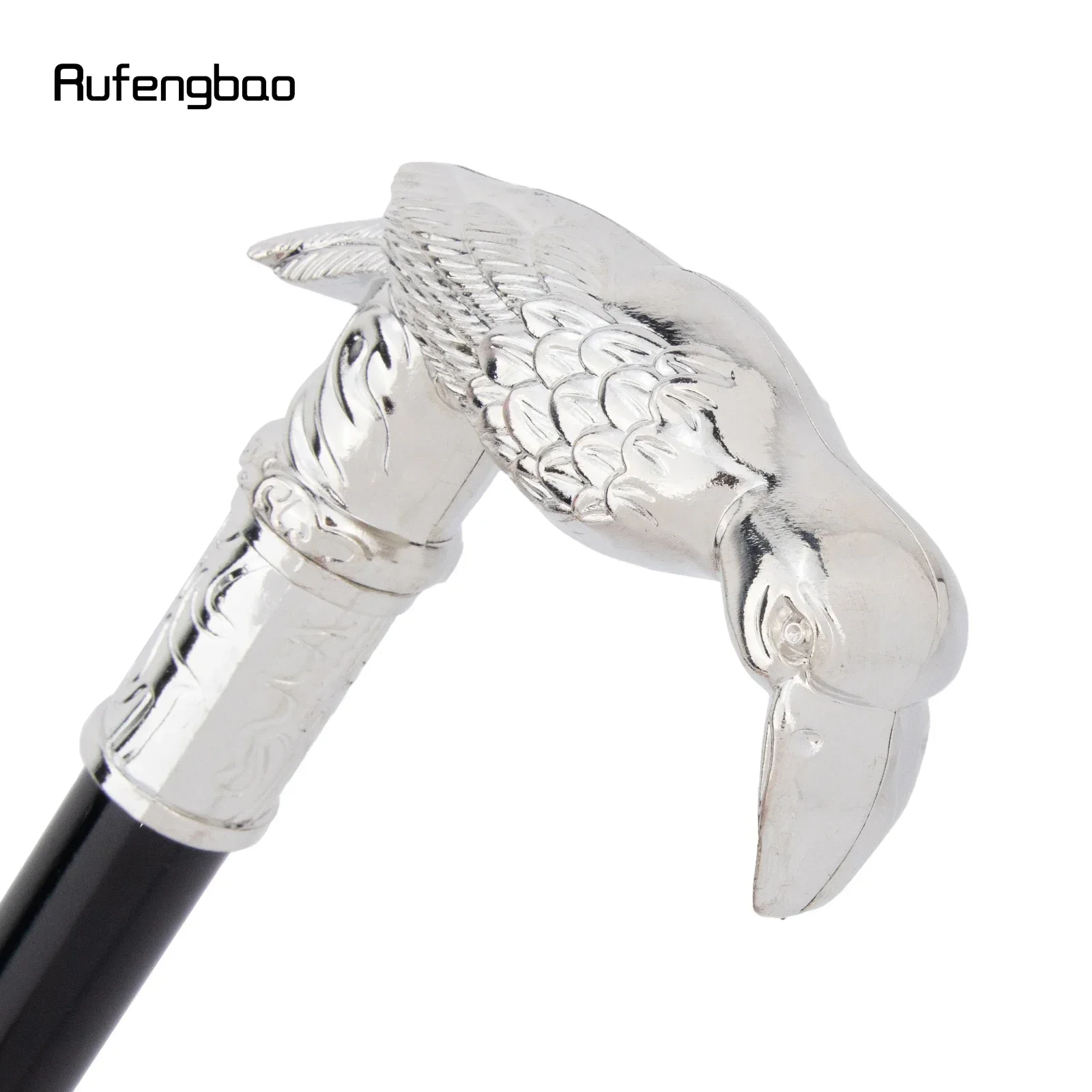 الأبيض النسر رئيس الأزياء عصا للمشي الزخرفية عصا تأثيري خمر حزب المألوف عصا للمشي Crosier 90 سنتيمتر