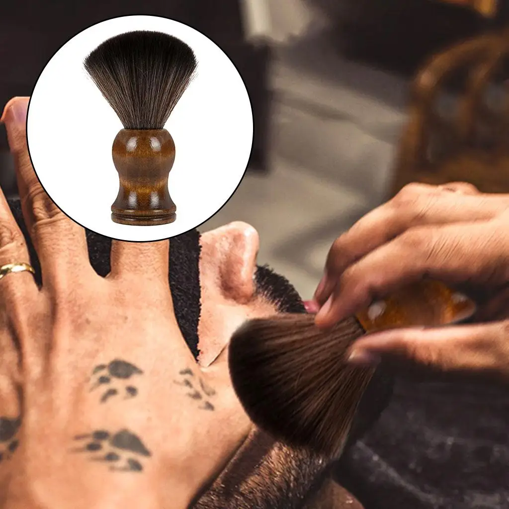 Щетка для бритья с деревянной ручкой высокого качества для мужской щетки для бритья бороды