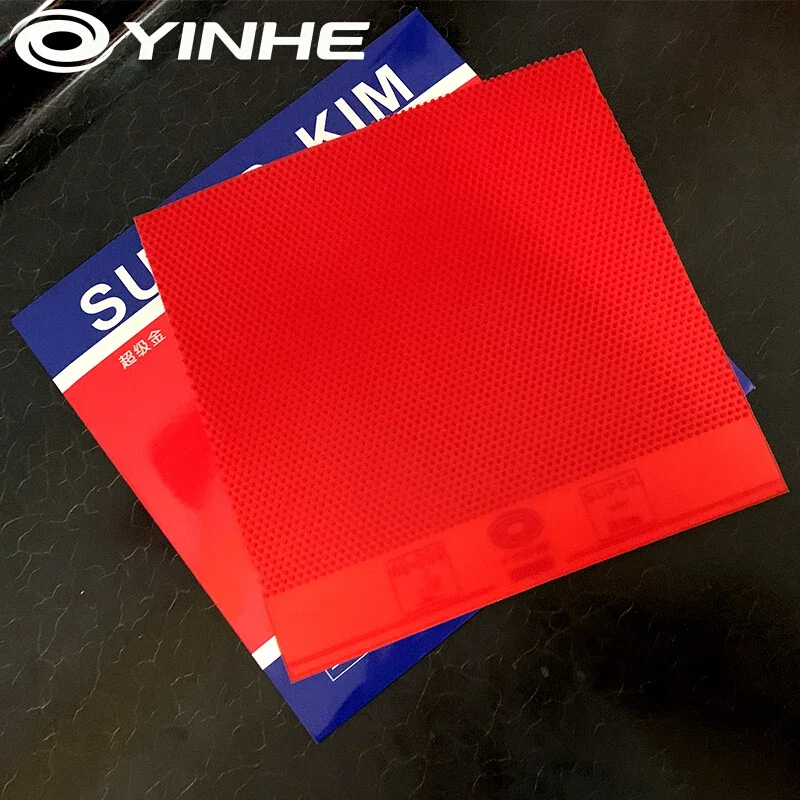 YINHE Super Kim 탁구 고무 시트, 긴 여드름 컷 OX 또는 1.1mm 스펀지 포함, 김송이 탁구 팀 러그, 신제품