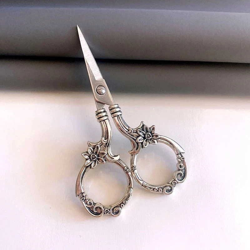 Stainless Steel Vintage Scissors Sewing Fabric Cutter Embroidery Scissors Tailor Scissor Thread Scissor Tools for Sewing Shears