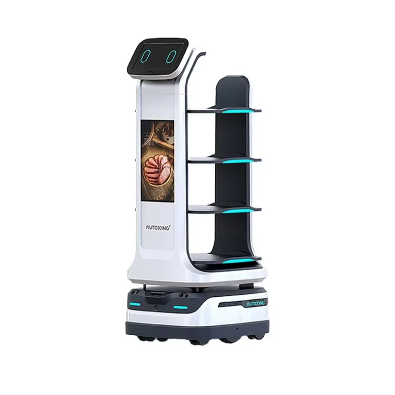 Intelligent Automatic Navigation Food Delivery Robot Smart Waiter Robot Serving Robot for Restaurant Service