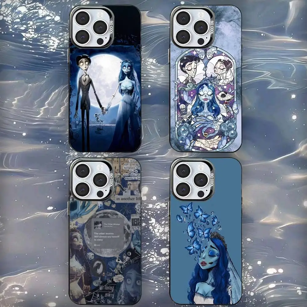

Anime C-Corpse B-Brides Phone Case For iPhone 16,15,14,13,12,11,Mini,Pro,SE,MAX Black Matte Shockproof Cover