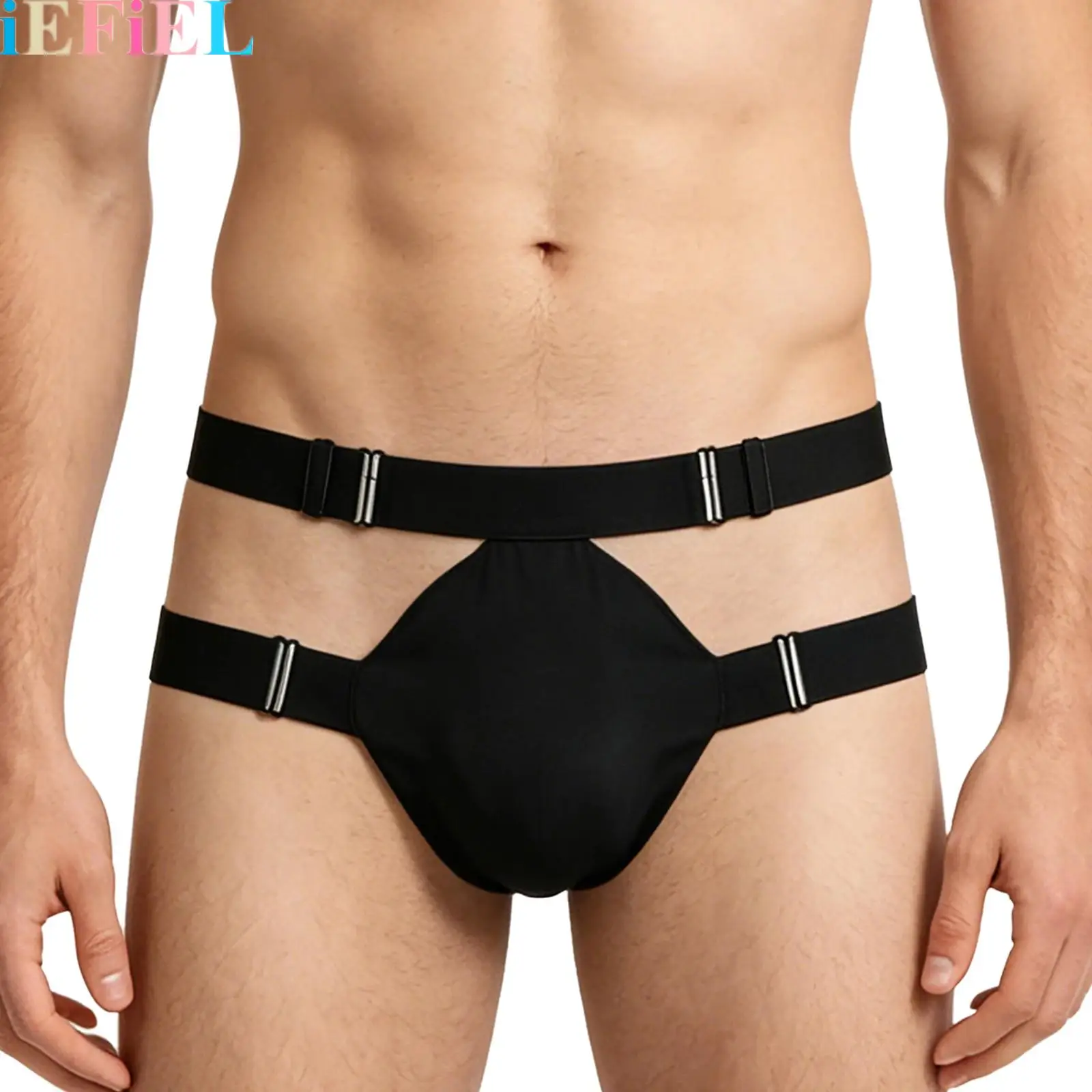 

Men Scrotal Support Underwear with Hanging Support Elastic Waistband Testicle Support Briefs Anti-rectal Prolapse Briefs