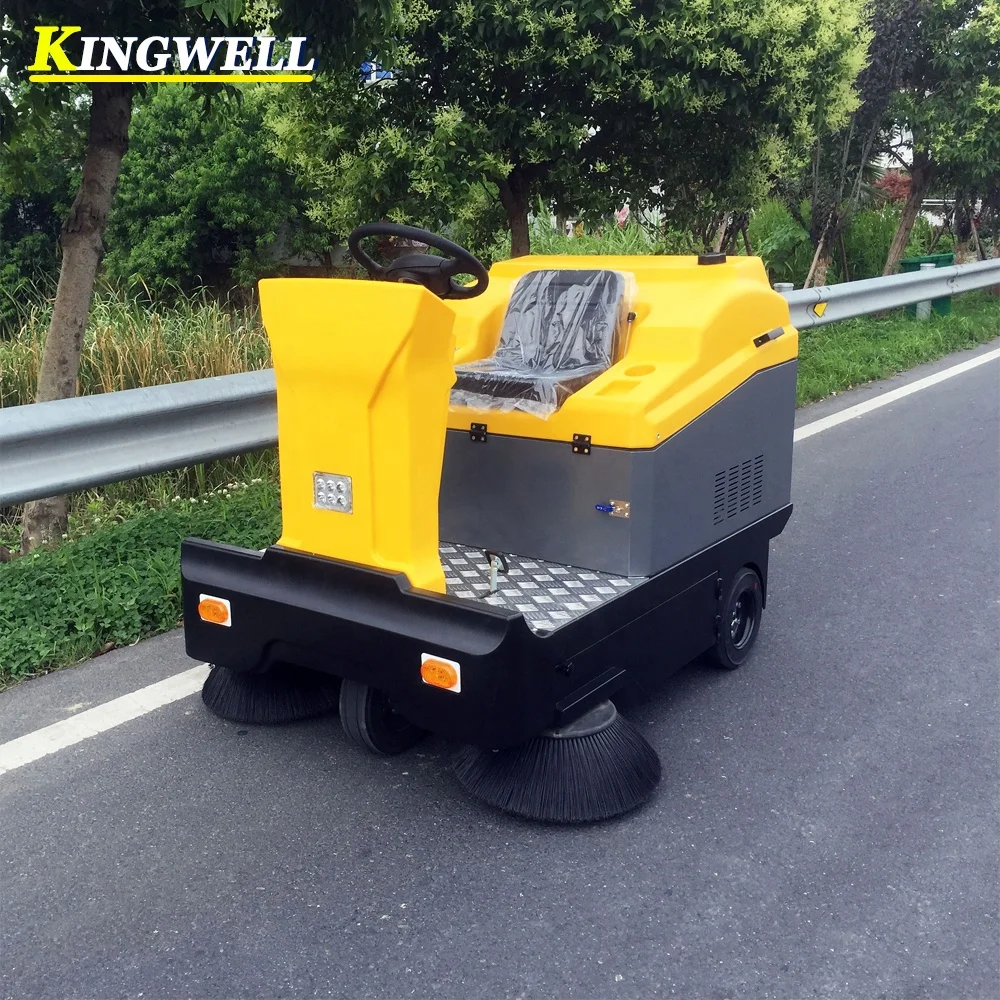 KINGWELL Chinese High Performance Industrial Floor Sweeper For Underground Parking Lot CE