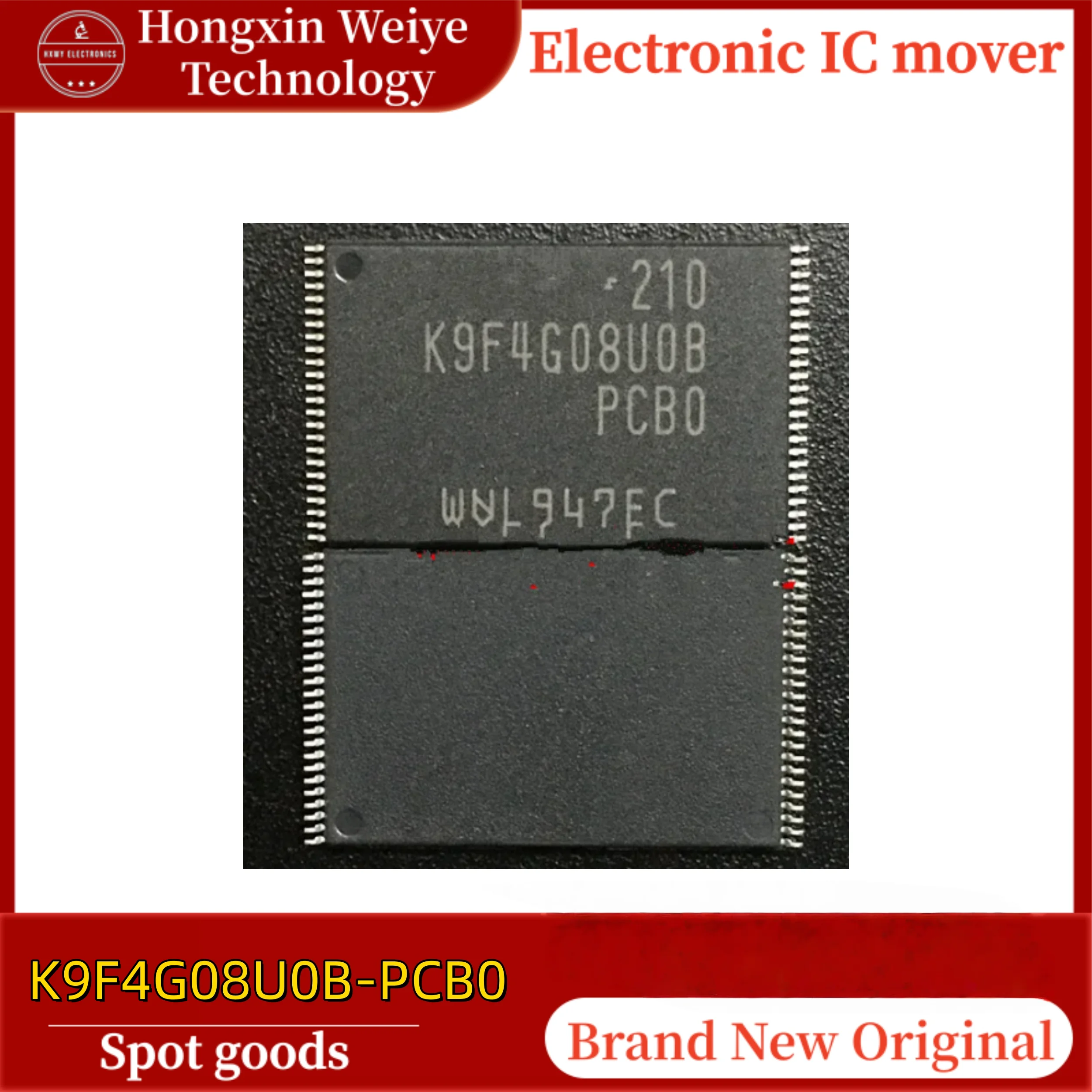5/10 PCS K9F4G08U0B-PCB0 TSOP-48 Flash Memory IC Brand New In Stock
