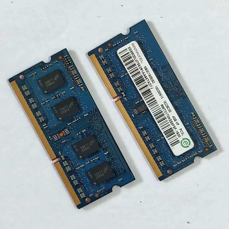 RAMAXEL RAMS DDR3 4GB 1600MHz Память для ноутбука ddr3 4GB 1Rx8 PC3L-12800S-11 SODIMM 1,35 V