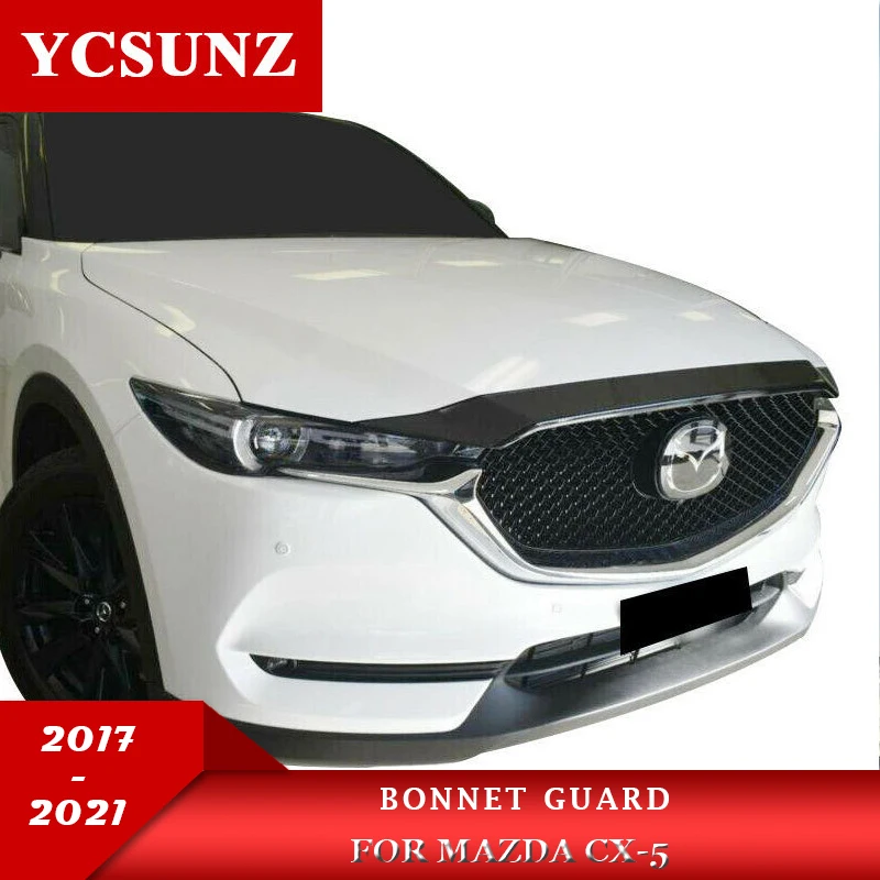 

Acrylic Bonnet Guard Protector For Mazda CX-5 CX5 2017 2018 2019 2020 2021 Bug Shield Tinted Guard Car Accessories