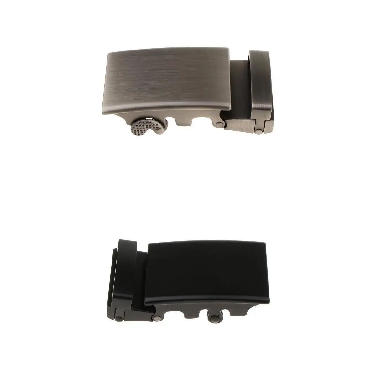 Automatic Slide Belt Buckle Alloy Metal Replacement Ratchet Rectangular Buckle Belt Accessories for 34 36mm Wide Belts Men