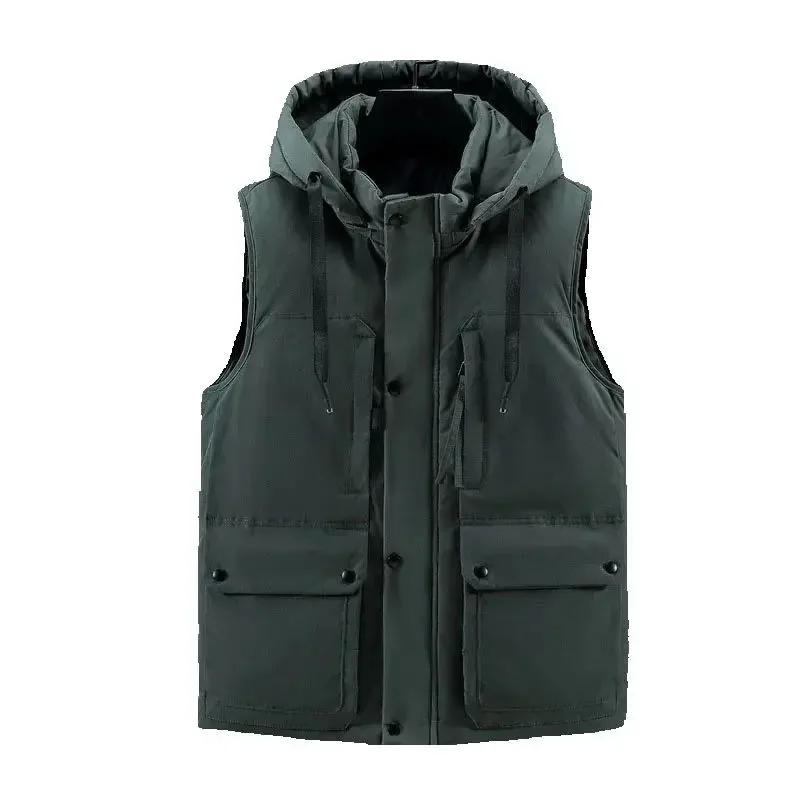 Plus Size Autumn Winter Vest 150kg Men 6XL 7XL 8XL jackets Sleeveless Vests