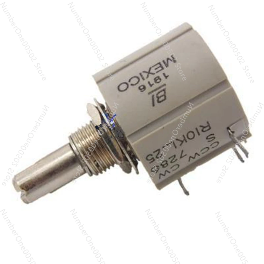 Precision Multi-turn Potentiometer CCW MEXICO 7286 R1K R2K R5K R10K Power 2W 10 Turns