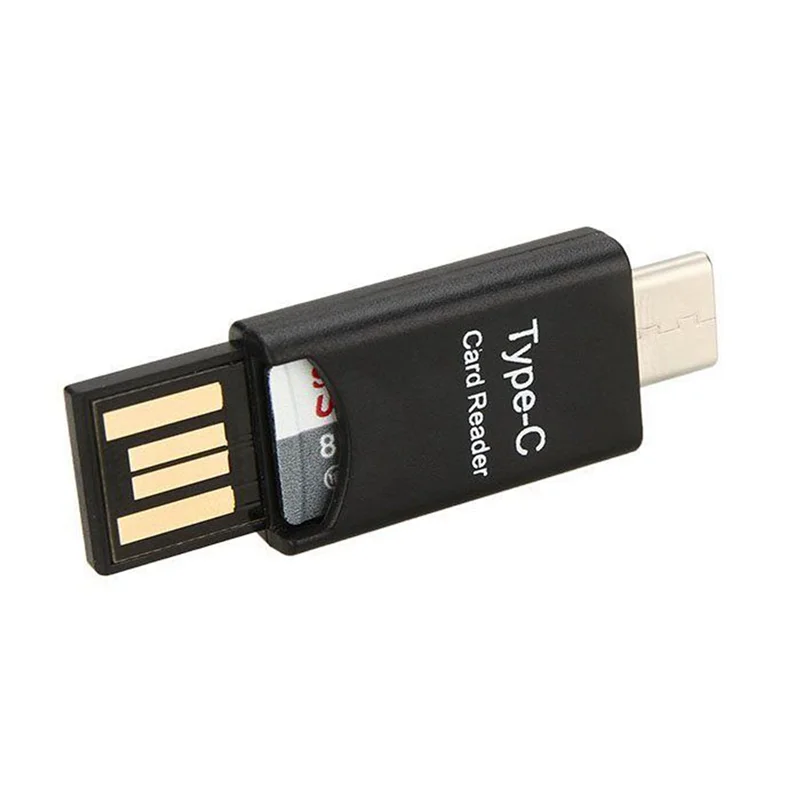 FULL-3X USB 3.1 نوع C USB-C إلى Micro-SD TF محول قارئ بطاقات للهاتف المحمول PC