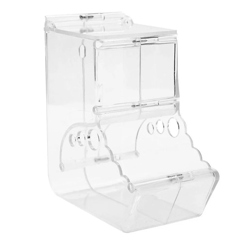 

1Pcs Automatic Feeding Bowl Food Holder for Small Pets Easy to Install and Clean Transparent Gift for