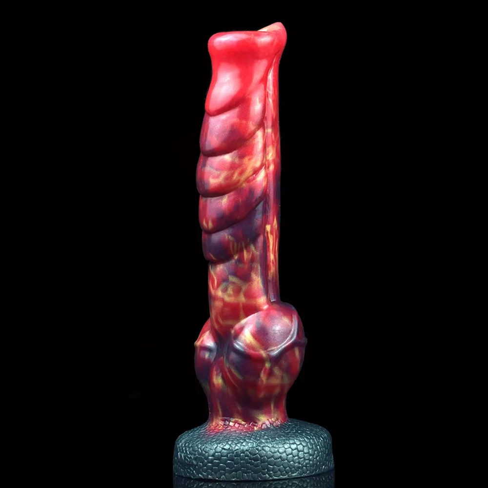 NNSX Thick Scales Knot Horse Dildo with Suction Cup Sex Toy for Women Men Prostate Massager Butt Plug Fantasy Cock Sexy Toy Shop