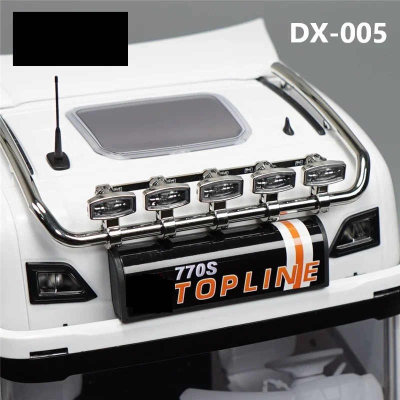 

Светодиодный светильник на крыше в масштабе 1:14, лайтбокс, солнцезащитный козырек для грузовика Tamiya RC SCANIA 770S R620 Volvo BENZ MAN Car