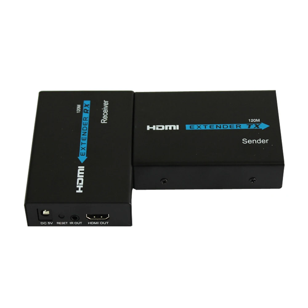 تحويل موسع HDMI 120M عبر IP UTP Cat5e/Cat6 1080P يدعم واحد إلى العديد من الأوضاع
