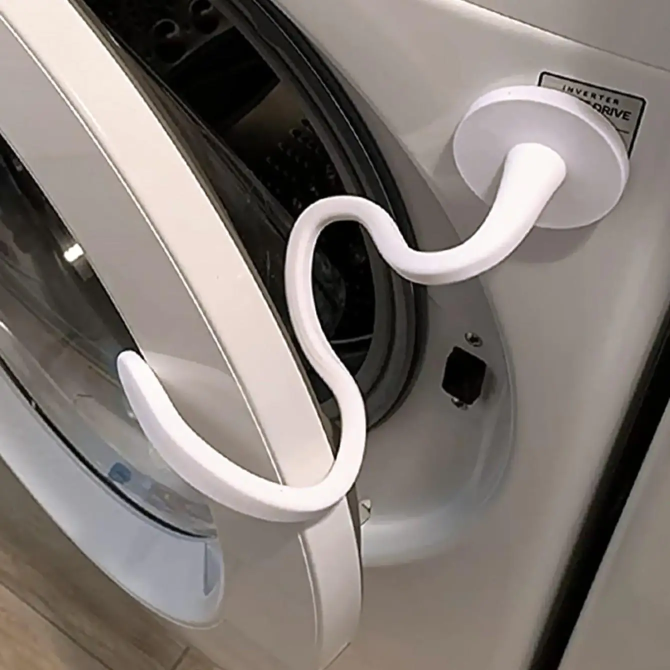 Magnetic Door Stopper for Roller Washing Machines, Keeps Door Open and Safe, Compatible with Most Washers and RV Laundry Rooms