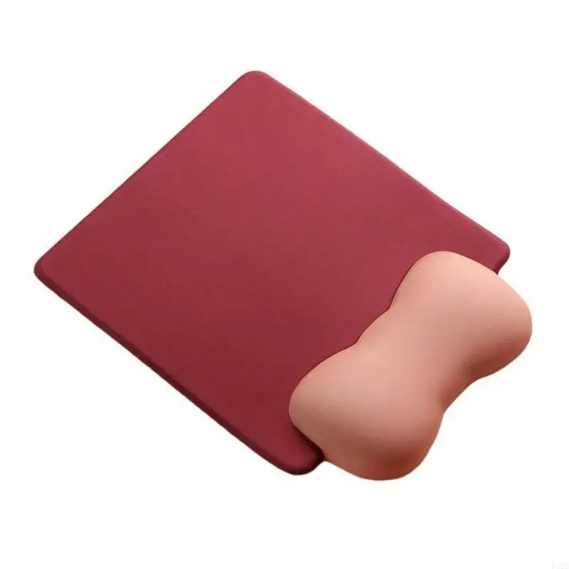 

Ergonomic Mouse Pad Mouse Mat with Soft Silicone Wrist Support and Memory Foam for Office Desk or Gaming Mousepad F19E