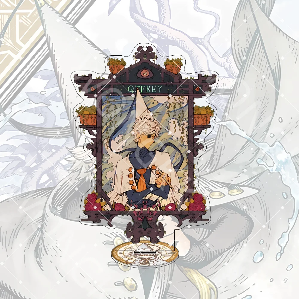 Anime Witch Hat Atelier 15CM Acrylic Stand Keychain Anime Stand Coco Qifrey Olruggio Agott Office Desktop Decor Anime Fans Gift