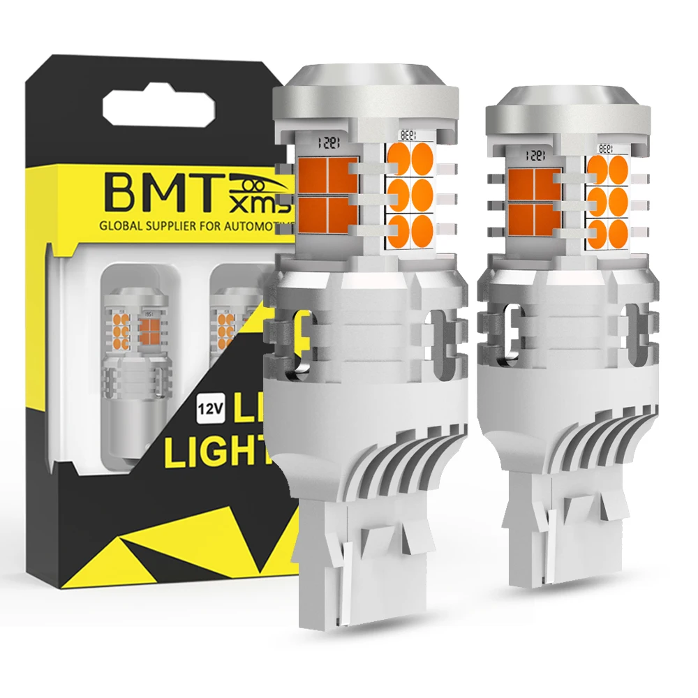 

BMTxms WY21W T20 7440A LED Turn Signal Light Blub Lamp Canbus For Honda Civic Accord 10 Fit Jazz CR-Z FR-V HR-V Insight Legend