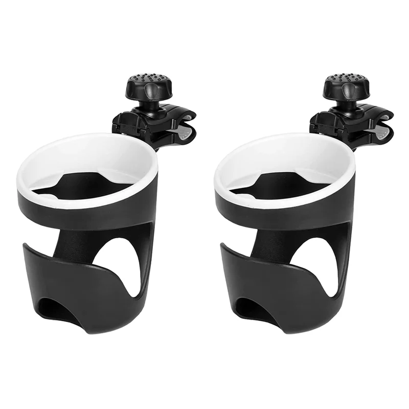 Boat Rail Cup Holder Universal Drinks Holders 360 Degree Rotation Adjustable Clamp Boat Drink Holder2Pcs