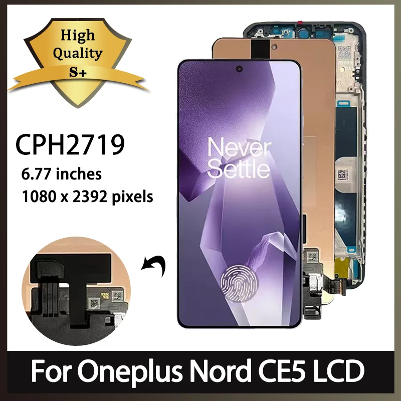 677“amoled-for-oneplus-nord-ce5-display-lcd-screen-touch-digitizer-for-1-nord-ce-5-lcd-cph2719-display-with-frame