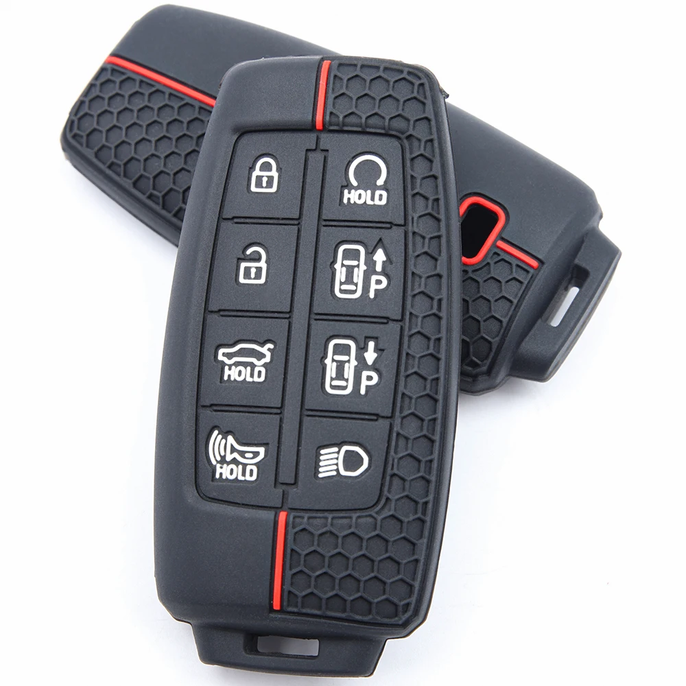 For Hyundai Genesis G80 GV70 GV80 2019 2020 2021 2022 Full Coverage Silicone Key Shell Precise Fit Stylish Durable Button Access