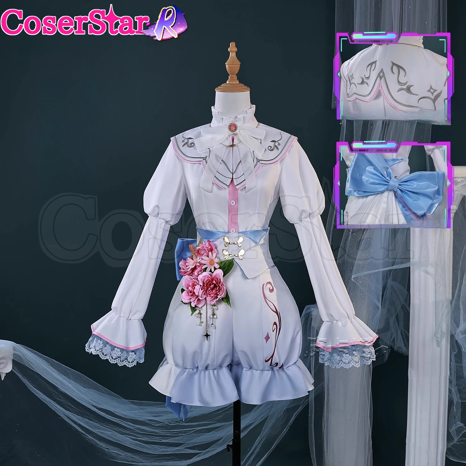 CoserStar-R Otori Emu 코스프레 의상 드레스 할로윈 파티 역할 놀이 프로젝트 Sekai 다채로운 무대 코믹 콘