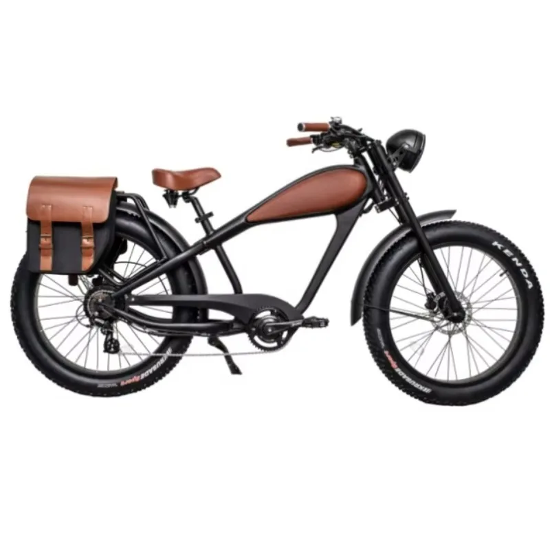 

Clrak 26 Inch Fat Tire 500W/750W 48V 17.5AH Lithium Battery 7 Speed Adult EBike Suspension Fork Mountain MTB Dirt Electric Bike