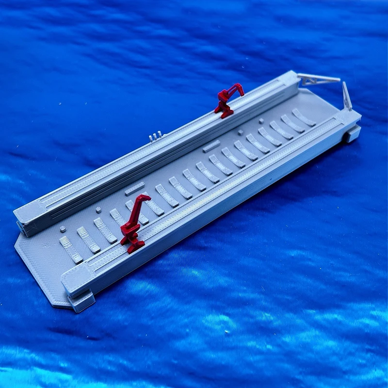 1PCS 1/2000 Scale PD‑41 Floating Dock Miniature Model 14cm Length Maintenance Platform for Naval Diorama Scene Building Display