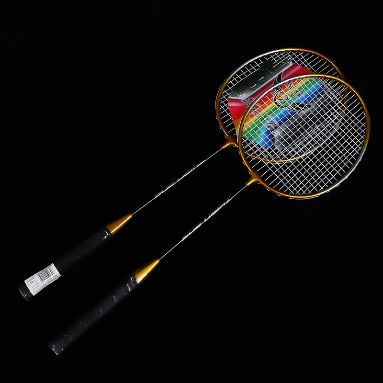 Professional Titanium Alloy Badminton Racket Ultra-light Adult Sports Equipment Racket Badminton Training Golden Color