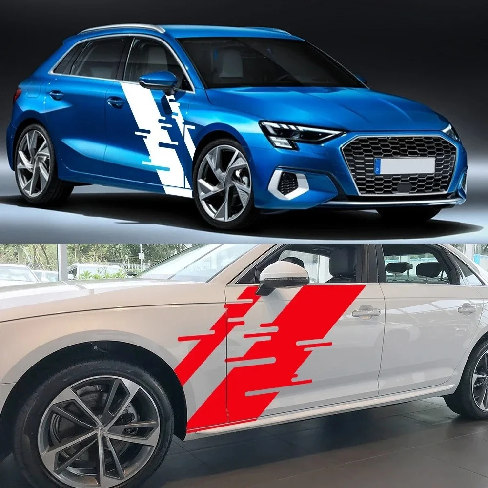 

For Audi A3 8P 8V 8L 8Y S3 RS3 Sedan Sportback Hactchback Car Side Body Waterproof Sticker Exterior Decor Stylish Accessories