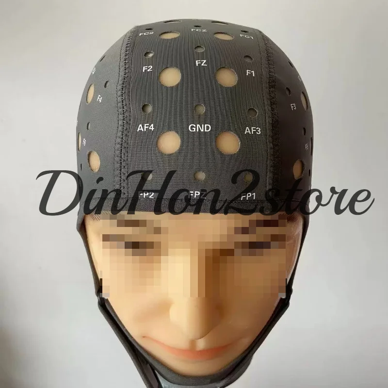 64 channel EEG cap ultra-thin interlayer electrode design for precise monitoring of EEG specific electrode caps