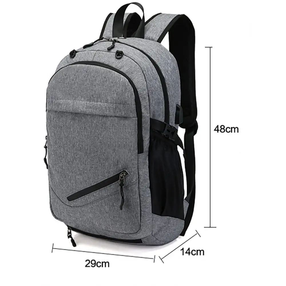 Durable Oxford Fabric Basketball Bag USB Charge Adjust Strap Laptop Bag Water Resist Sports Backpack Sports Training