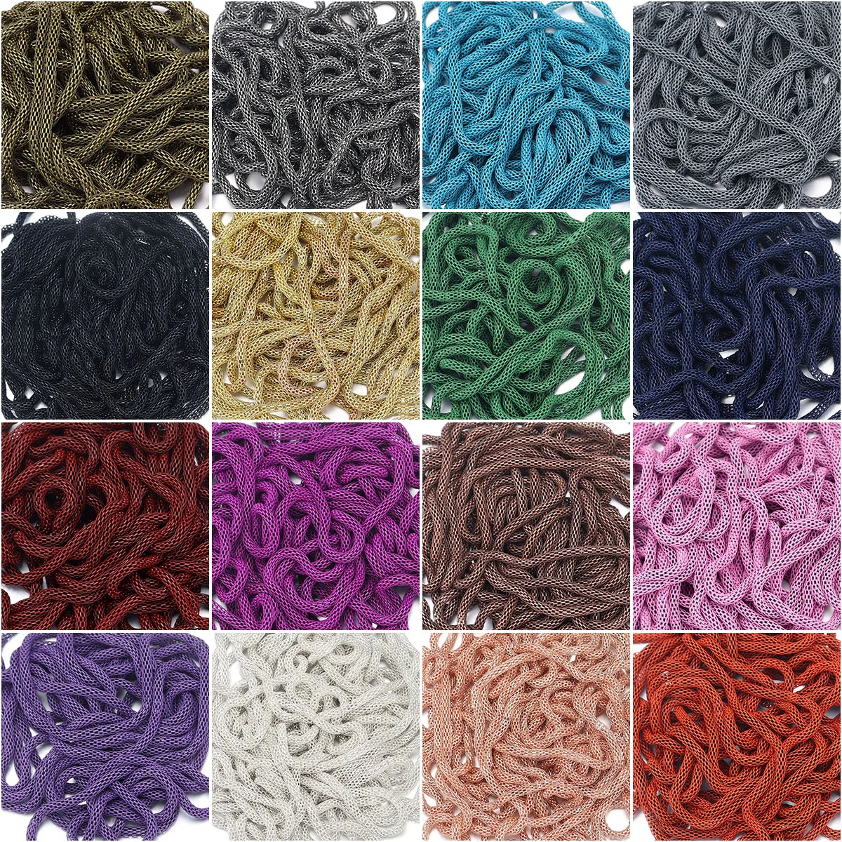 5pcs 1.2m Length 3.2mm Crude Metal Iron Chains Jewelry Chain For Women Fashion Necklace Bracelet Body Diy Chains Jewelry Finding