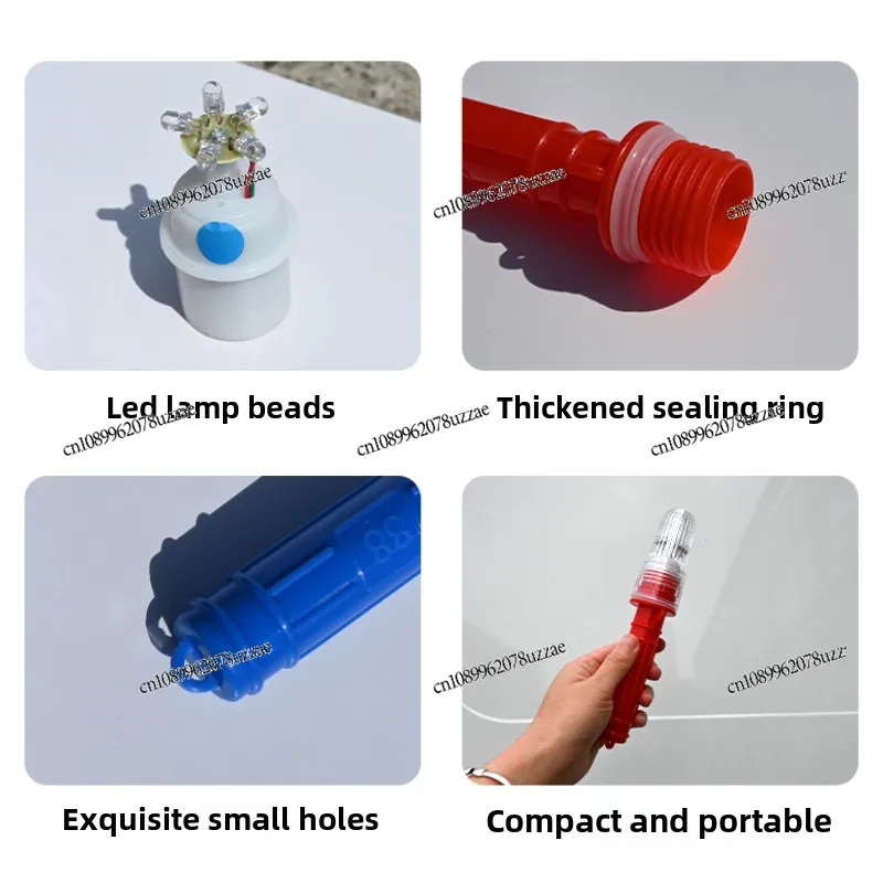 Network Standard Light No. 5 Battery Buoy Strobe Signal  Control LED Fishing Net Two-color Marine