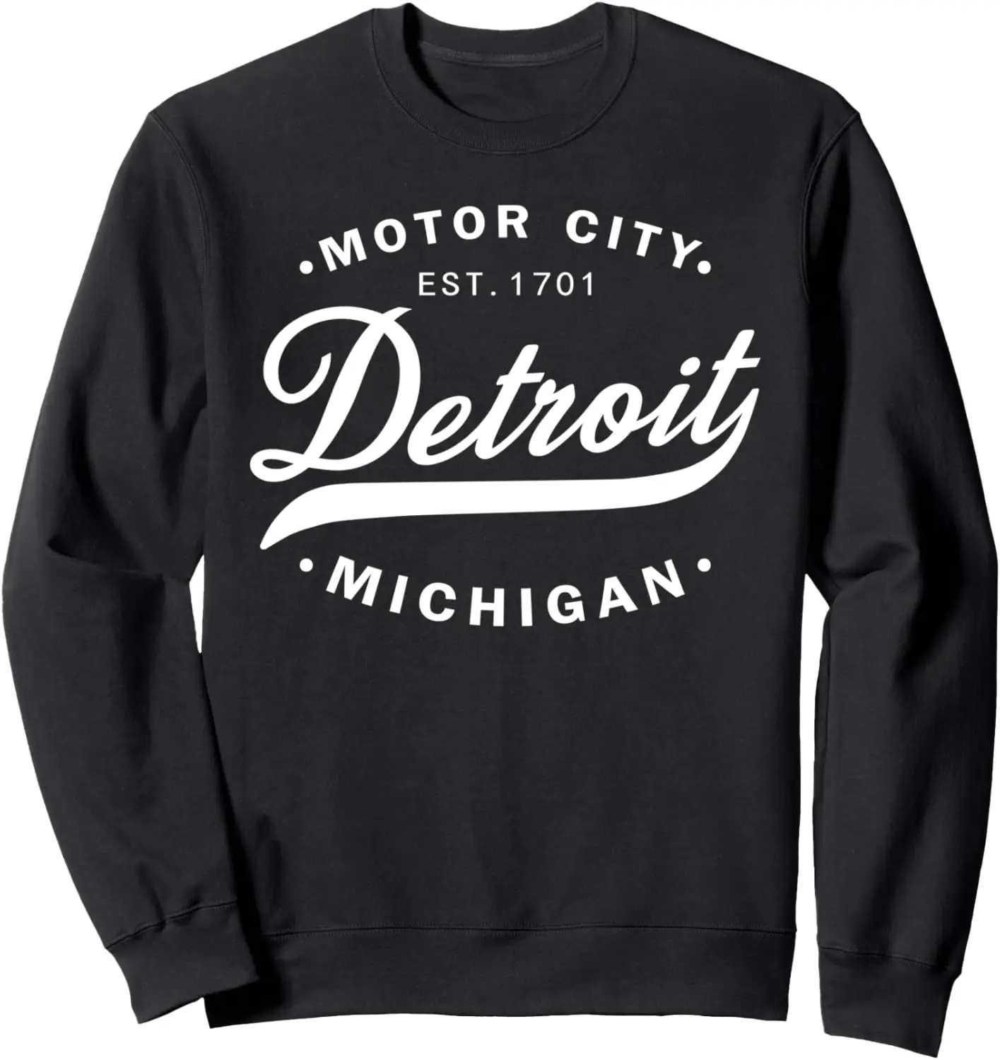 Classic Michiganians Vintage Detroit Motor City Michigan MI Sweatshirt