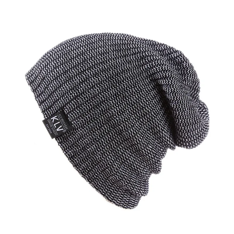 

2023 New Winter Men Women Baggy Warm Crochet Winter Wool Knit Ski Beanie Skull Slouchy Caps Hat Sports Hat Striped Knitted Hat