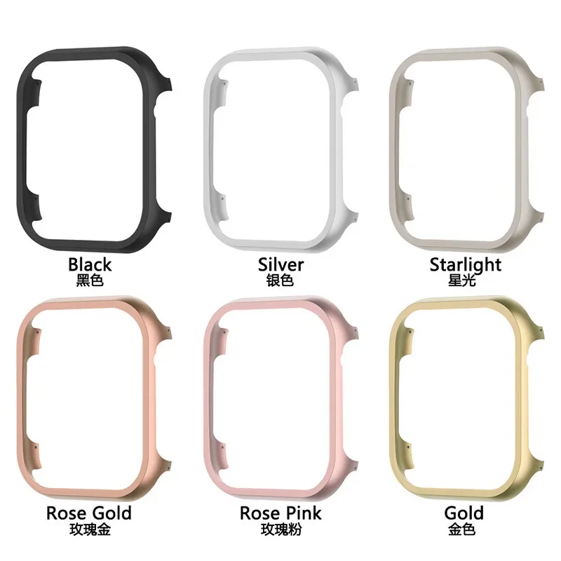 Aluminum Alloy Case For Apple Watch Series Ultra 2 49mm 9 8 7 45mm 41mm Protective Frame iWatch 6 5 4 3 SE 44mm 42mm 40mm Shell