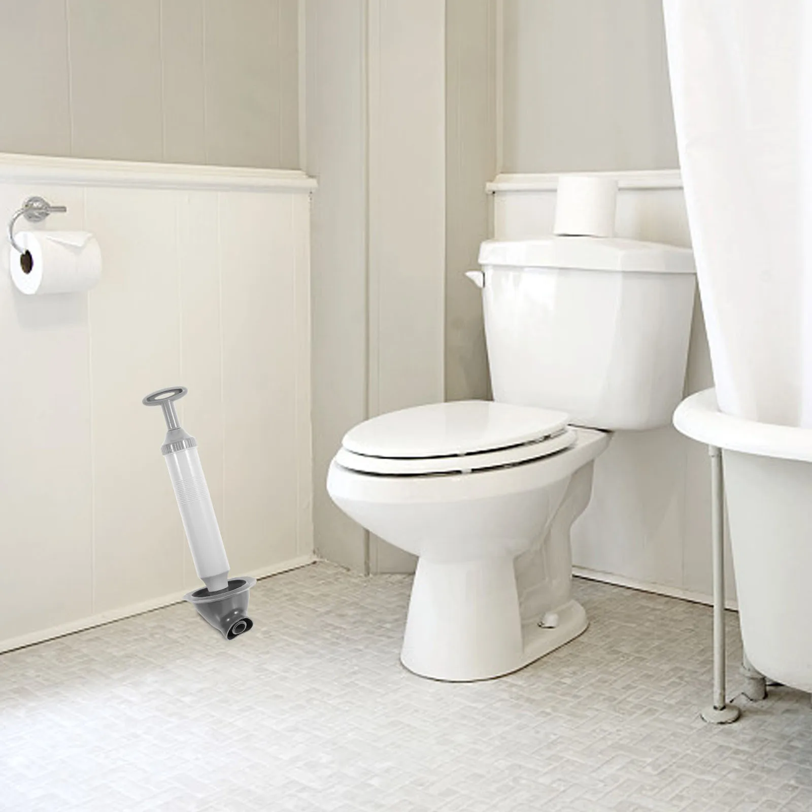 

Toilet Plunger Heavy Duty Vacuum Suction Cup For Bathroom Kitchen Drain Clog Unclogger Compatible With Sink Bathtub