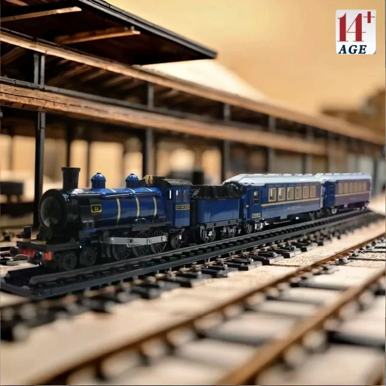 MOC 21344 حافظة القتل الفنية Orient Express Train Murder Case140th الذكرى الفاخرة نموذج القطار الأسطوري هدية #2