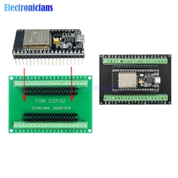 ESP32 Breakout Board for ESP32 Development Board 38Pin 2.4 GHz Wifi Dual Core for Arduino GPIO 1 into 2 ESP8266 Expansion Board