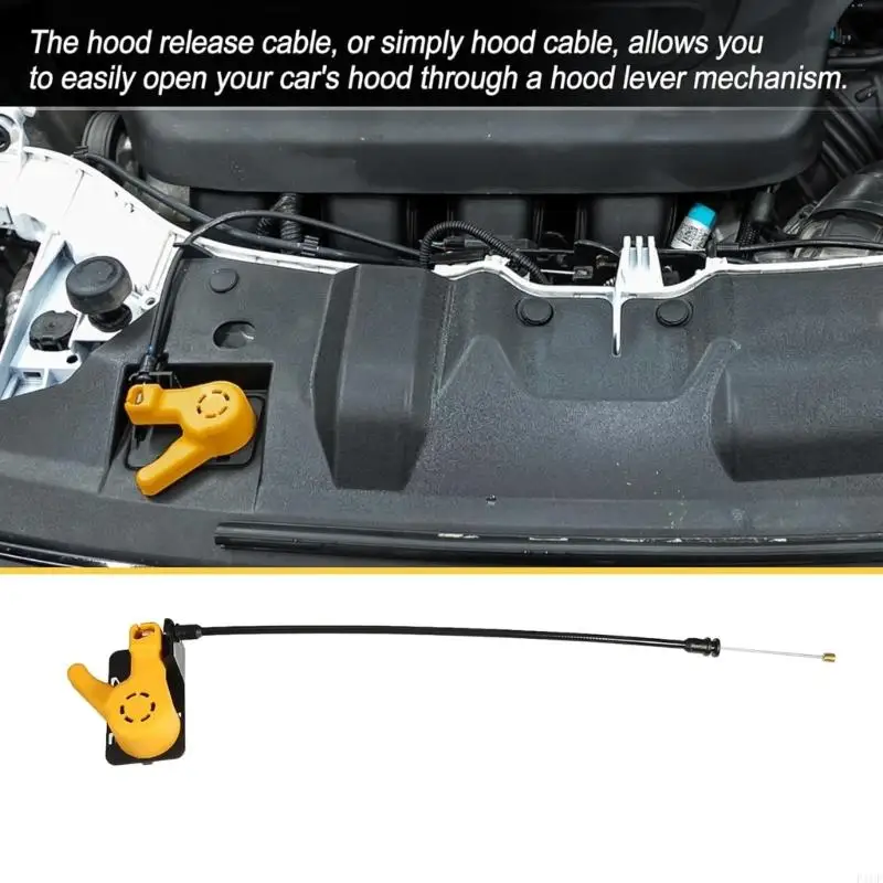 F1CF CV6Z16A770A for 2012-2018 Automotive Hood Control Latches Release Cable