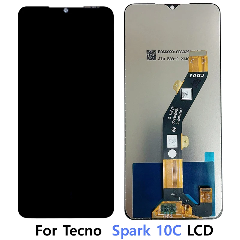 

Протестированный Оригинальный ЖК-экран KI5k для Infinix Tecno Spark 10C, сенсорный дигитайзер в сборе, запасные части