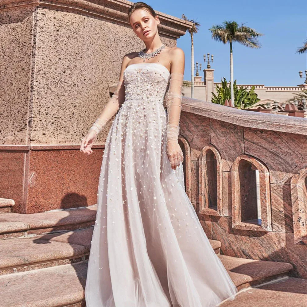 Sexy A-Linien-Abendkleider für Damen, bodenlang, exquisite, hochwertige Spitzen-Partykleider, Ballprinzessin-Kleider, individuell gestaltet