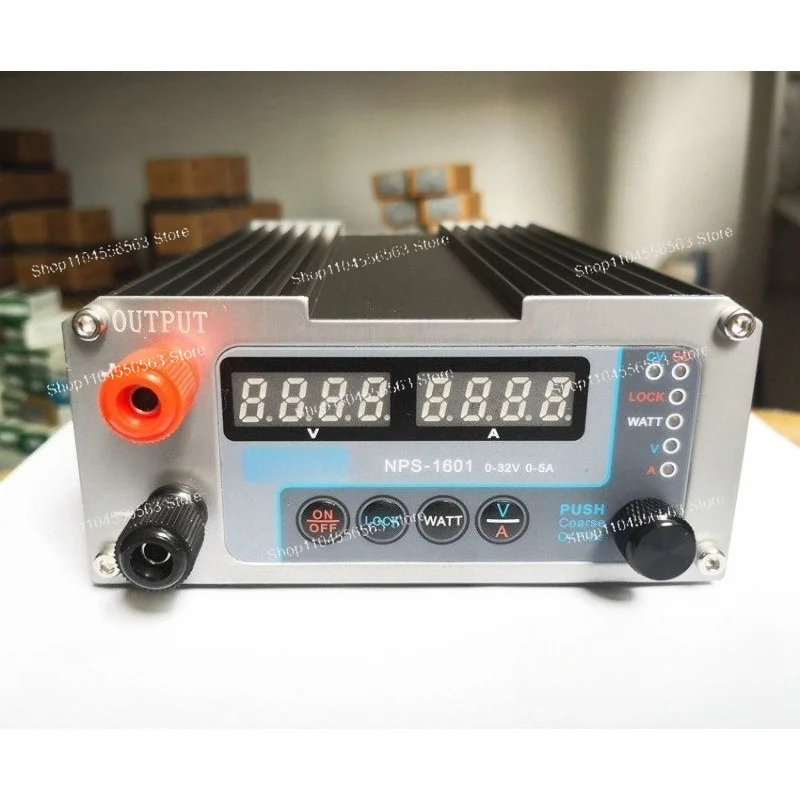 

NPS1600 Digital Adjustable Mini DC Power Supply Lock Design Switch Power Source For Laboratory Aeromodelling Electronic Making
