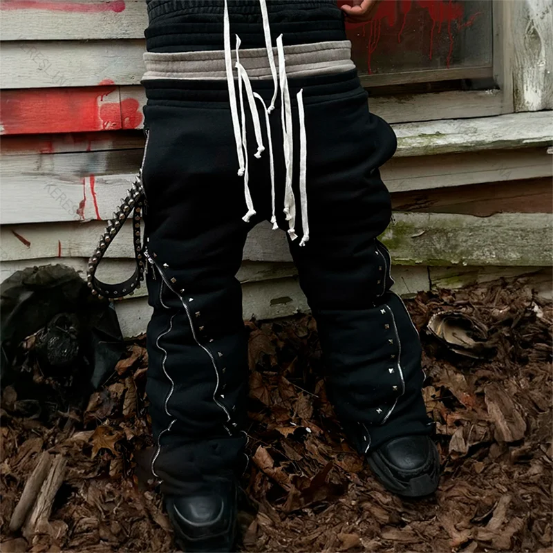 

Панк хип-хоп рок винтажные готические стиль Y2k шикарные повседневные брюки Европа и Америка модные модные удобные универсальные повседневные брюки